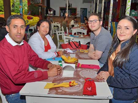 Darwin Torres, Elizabeth Restrepo, Juan David Alzate Cardona y Claudia Milena Bedoya Hincapié.