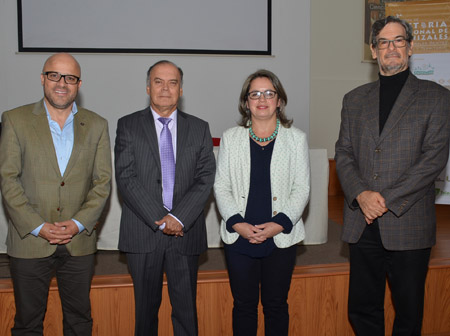 Francisco González, Albeiro Valencia Llano, Alba Lucía Hurtado Pérez y Álvaro Gärtner Posada.