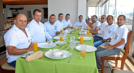 Álvaro Vélez, Paulo Morales, John Eduard Labiano, Gabriel Andrés Montealegre, Alejandro Ordóñez, Eduard Sánchez, Andrés Felipe Á