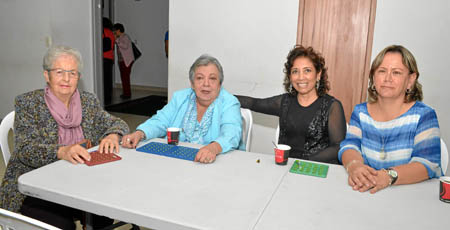 Aurora Mejía, Margarita de Trujillo, Luz Estela Lagos y Alejandra Carvajal.