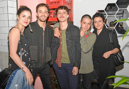 Catalina González, Martín Cuéllar, Faber Franco, Ana Amador y Laura Puerta.