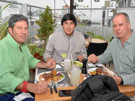 Ricardo Gómez, Carlos Julio Mosquera y Carlos Alberto Palacio.