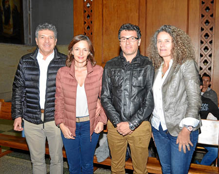 Néstor Eugenio Ramírez, Luz Adriana Trujillo, Carlos Alberto Ramírez y Sandra Van den Enden.