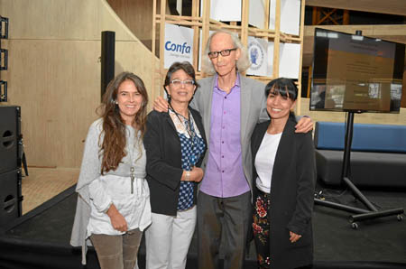 Patricia Botero, Magda Corredor, Arturo Escobar y María Pía Marín Gutiérrez