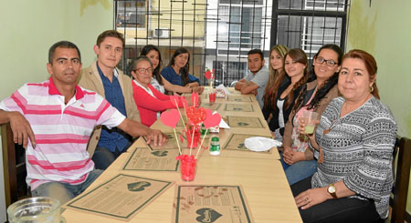 Foto | José Fernando Tangarife | LA PATRIA Jorge Enrique Parra, Jorge Bedoya, Martha Libia González, Lina Marcela López, María C