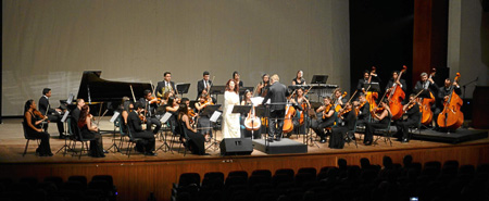 Antonia Contreras en concierto.