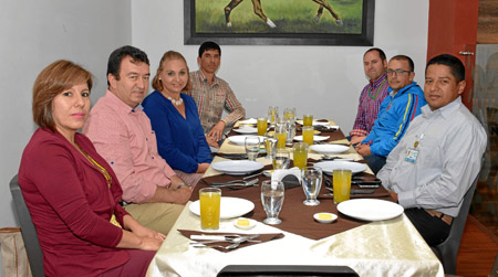 Diana Patricia Giraldo, Rodrigo Giraldo, Liliana Martínez, Juan Carlos Beltrán, Juan Pablo Valencia Arias, Mauricio Ramírez y Je