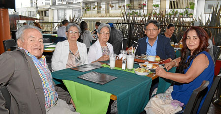Camilo Portela Villanueva, Luz Dary Guarín, Natividad Guarín, Henry Portela Guarín y Ligia García Romero.