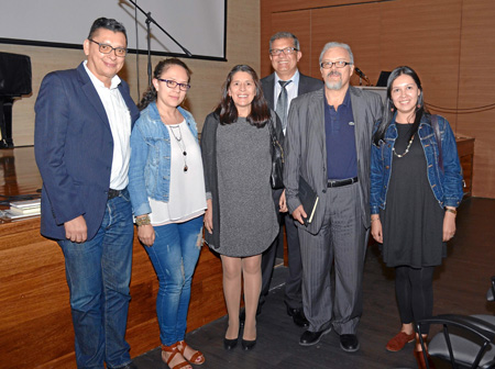 John Jaime Correa, Paula Tatiana Pantoja, Margoth Andrade, Vladimir Daza, Orlando Mejía y Juliana Gómez.