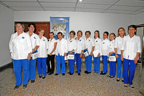 Soledad Suárez, Lucila Botero, Libia Gómez, Victoria Cifuentes, María Cristina Ruiz, Olga Inés Echavarría, Carmenza Sánchez, Mar