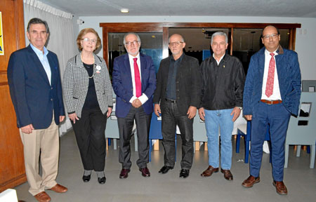 Fotos | José Fernando Tangarife | LA PATRIA Iván Escobar Escobar, vicerrector Académico de la Universidad Autónoma; Eleonor Dyer