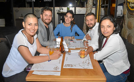 Yenni Milena Quiceno Zuluaga, Jorge Jiménez, María Antonia Duque, Óscar Darío Salazar y Viviana Yepes.