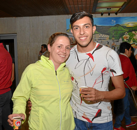 Catalina Calderón y Juan José Calderón.