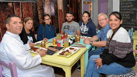 Presbítero José Miller Henao, Ángela María Díaz, María Antonia Franco, Manuel García, Ana María García, presbítero Luis Gonzaga 