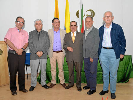 José Miguel Alzate, Fabio Vélez Correa, Ángel María Ocampo Cardona, Javier Sánchez Carmona, Mario Suárez Yepes y Fabio Ramírez R