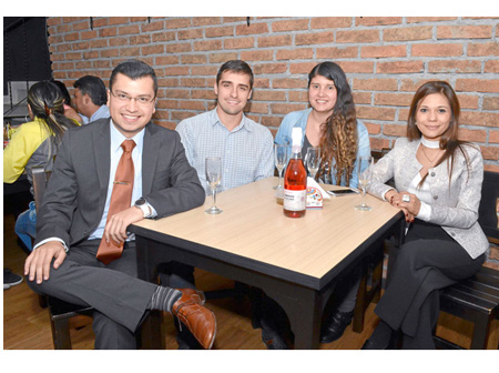 Luis Felipe Molina, Nicolás Giraldo Henao, Margaret Sánchez Tovar y Gloria Matilde Hernández Clavijo.