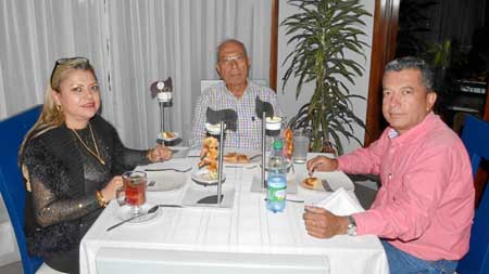 Nancy Monsalve Morales, Benjamín Herrera Agudelo y José Ignacio Martínez López.