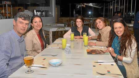Enrique Serrano López, Yenny Gómez Cabrera, Camila Prieto Hoyos, Paulina Gutiérrez Ocampo y Adriana Clemencia Cruz Quintero.