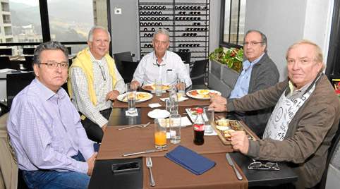 Juan Diego Aristizábal Muñoz, Pedro José Delgado Gutiérrez, Héctor Jaramillo Botero, Carlos Arturo Restrepo Jaramillo y Rafael A