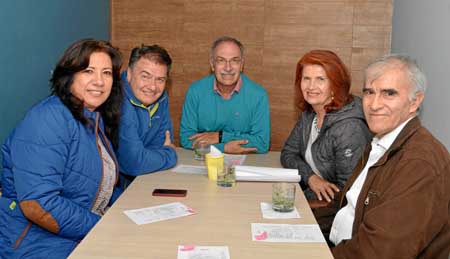Luisa María Villegas Tizón, Manuel Felipe Salazar Gärtner, Alberto Salazar Gärtner, Gemma Salazar de Robledo y Sinforoso Robledo