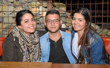 Luisa María Gallego Quintero, Kevin Gallego y Marcela Gallego Osorio.