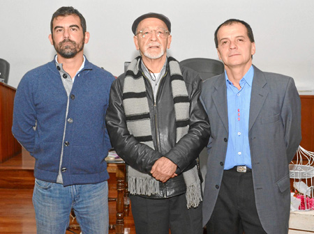 Hernán Alberto Bedoya Cadavid, Hernando Salazar Patiño y Héctor Hernando López Hincapié.
