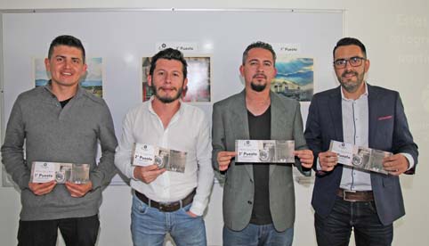Los ganadores de la tercera edición del Concurso de fotografía Nuestra Región fueron: Alexánder Franco Aguirre, primer puesto; J
