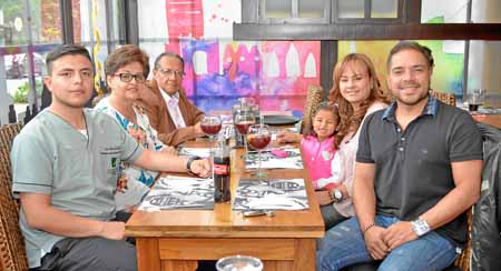 Juan Sebastián González de los Ríos, Miriam Galvis de González, Flaminio González Villada, Emiliana Ortiz González, Sandra Milen