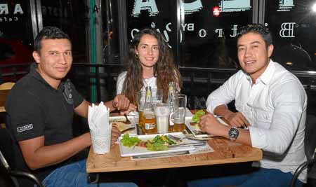 Luis Saldaña Parra, Claudia Díaz Escos y Darío Cañas Calles.