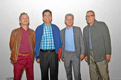 Rubén Darío, Víctor José, Edilberto y Rodrigo Zuluaga Gómez.