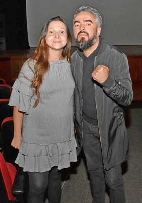 Viviana Castro Buitrago y Federico Zapata Ospina, productora y director del FICMA respectivamente.