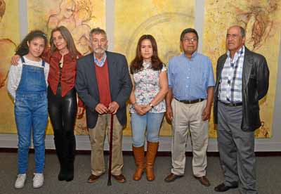 Sofía Moreno Zapata, Elvira Rico Grillo, Alberto Moreno Armella, Diomar Zapata Morales, Alejandro Largo y Alberto Betancourt.