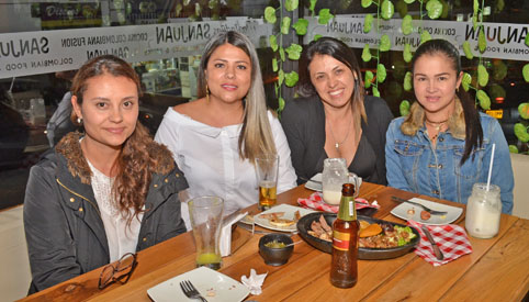 Leidy Ramírez Villa, Ángela Arias Marín, Natalia López Castro y Natalia Delgado Márquez.
