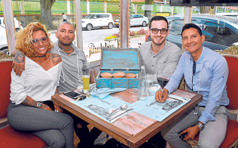 Diana Paola Cardona, Anderson Torres Ospina, David Escudero Gómez y Juan Giraldo.