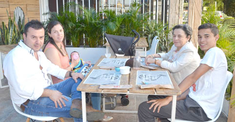 Carlos Soto Giraldo, Carolina Nieto Montoya, Nicolás Soto Nieto, Lida Montoya Castaño y Juan Sebastián Mora Nieto.