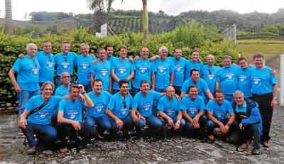 Jorge Ernesto Escobar, Roberto Villegas, Jesús Alberto Rincón, Germán Santacoloma, César Augusto Giraldo, Jorge Alberto Jaramill