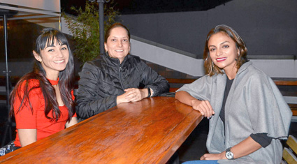 Juliana Toro Arias, Mónica Loaiza Aguirre y Sandra Monroy Ramírez.