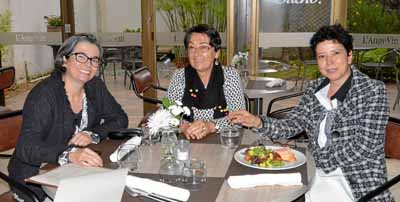 Gloria Hoyos Bustamante, María Cristina Palacio Valencia y María Hilda Sánchez Jiménez.