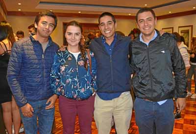 Federico Marulanda Cortés, Laura Jaramillo Vélez, Miguel Saggiari Pineda y Rafael Villegas Grisales.
