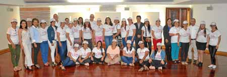 Las nominadas estuvieron acompañadas por directivos de Confa durante el evento ofrecido en su honor.