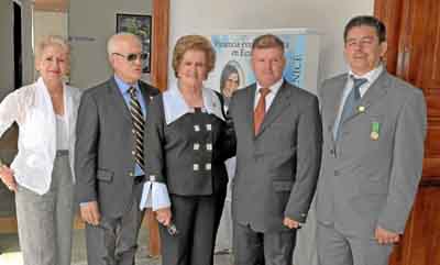 María Eugenia Galvis Marulanda; Manuel Arias Betancur; Ligia Sierra de Alzate; Herney Zuluaga Arias, presidente del Concejo de S