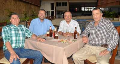 Jorge Iván Martínez Blandón, José Antonio Trujillo de los Ríos, Nicolás Arias Vargas y Pedro Gómez Vélez.