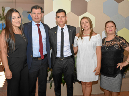 Foto | José Fernando Tangarife | LA PATRIA María Alejandra Alzate Restrepo, Ómar Alzate Valencia, Juan Sebastián Alzate Restrepo