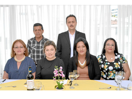 Héctor Buitrago Zuleta; Wílmar Henao Escudero; Liliana Patiño Espinosa; Luisa Fernanda Marín Uribe, directora de la ESAP; Anyela