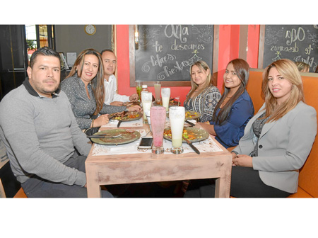 Andrés Mauricio Marín Jiménez, Katerine Márquez Duque, Edwin Giraldo Vélez, Ana María Santa Robledo, Karina Rubio Acero y Mónica