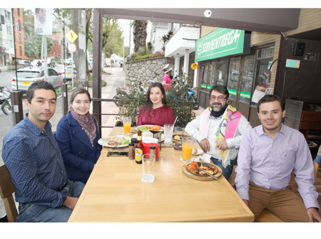 Foto | Argemiro Idárraga | LA PATRIA William Sepúlveda, Sandra González, Patricia Duque, Albeiro Ospina y Andrés Vargas. 