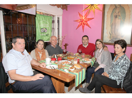 Foto | Argemiro Idárraga | LA PATRIA Silvio Zuluaga, Martha Lucía Ángel, Fernando Salazar, William Fajardo, Alejandra Salazar y 