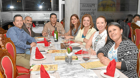 Foto | José Fernando Tangarife | LA PATRIA John Enrique Correa, Basilio González, Carlos Díaz, María Eugenia Serna, Gloria Meza,