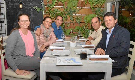 Juliana Jaramillo Gómez, Jimena Echeverri Jaramillo, Pablo Jaramillo Gutiérrez, Simón Jaramillo Gutiérrez y Javier Valencia Duqu