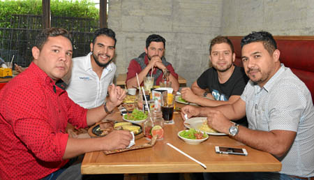 Foto | José Fernando Tangarife | LA PATRIA Jhrojan Dangond Zabaleta, Alejandro Ortiz Díaz, Héctor Cortés Barragán, Luis Miguel H